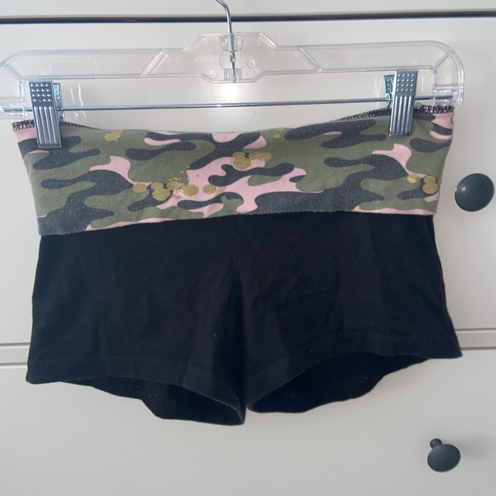Spandex athletic booty shorts